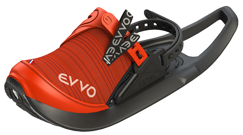 Raquette Evvo Snowshoe Cloutees N°3 - M (noir/rouge) - Alpinstore